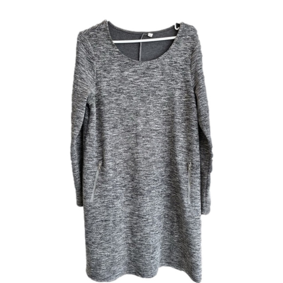 GAP (L) A-line Grey Fleecy Dress - Picture 1 of 8